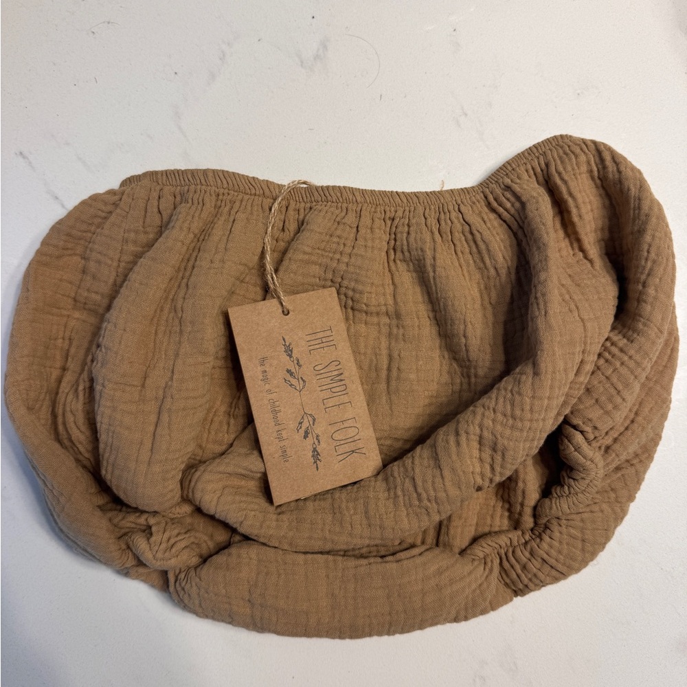 The Simple Folk size 9-10 cotton bloomers- Tan
